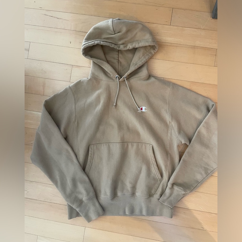 Vintage Champion Tan Hoodie